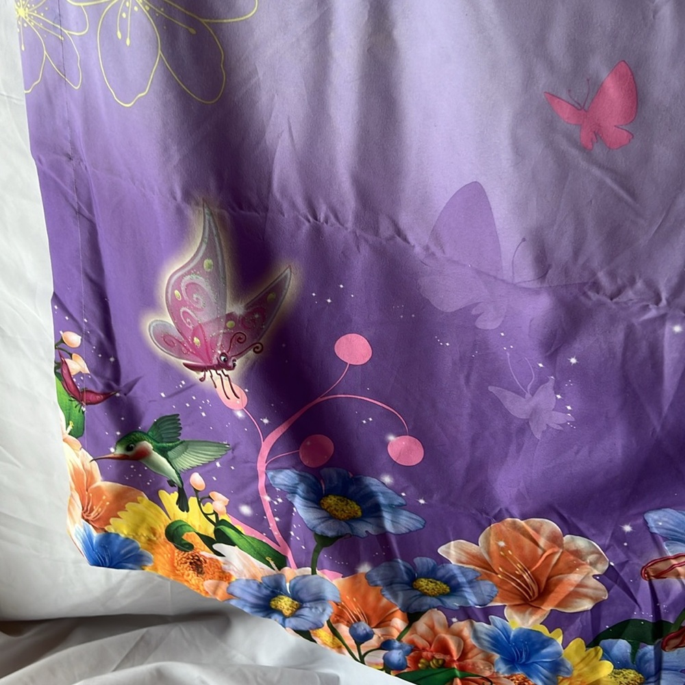💚 3 for $15 💚   -   Fairies Curtains Panels Set with Tiebacks - Picture 7 of 16